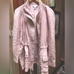 Gorgeous new pink linen jacket, Neiman Marcus!!!
